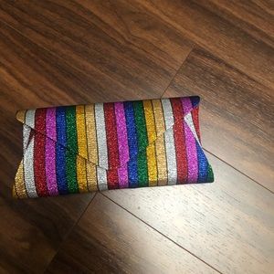 rainbow clutch